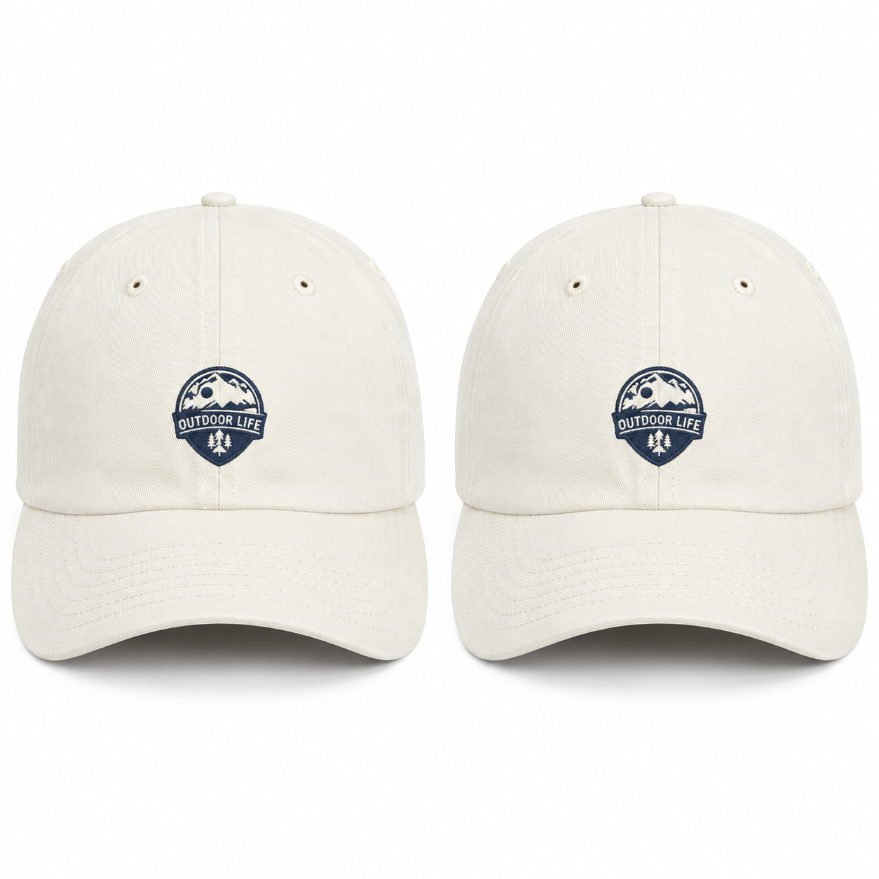Outdoor Life Cream Caps